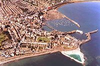 Penzance Town aerial view